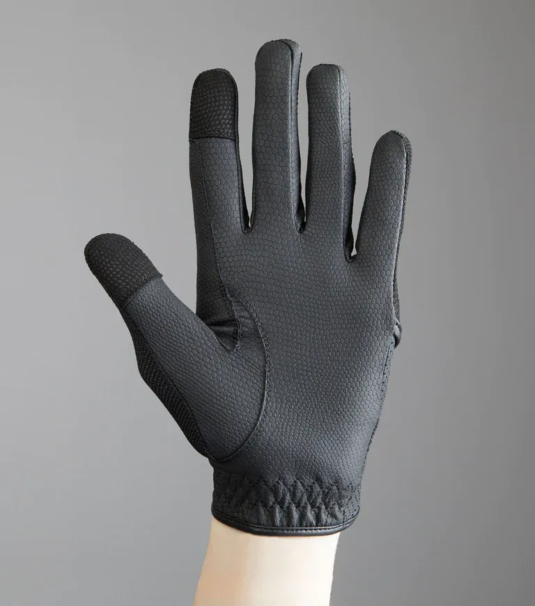 PEI Breathable Kids & Adult Grip Gloves (Black)