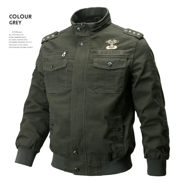 Plus Size Flight Jacket For Men