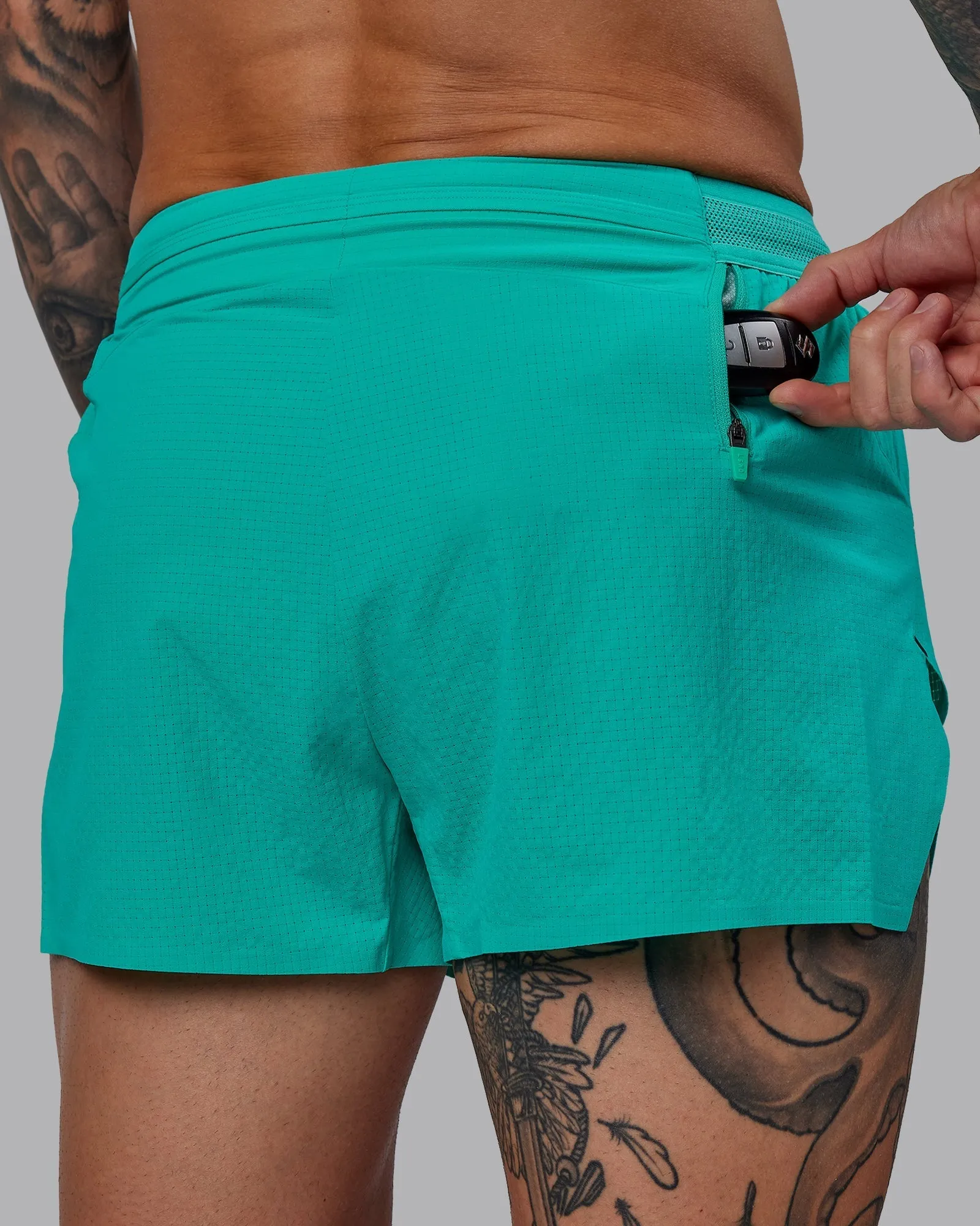 Mens Atlantis Race Day 3” Lined Running Shorts - Lightweight & Breathable Performance Gear