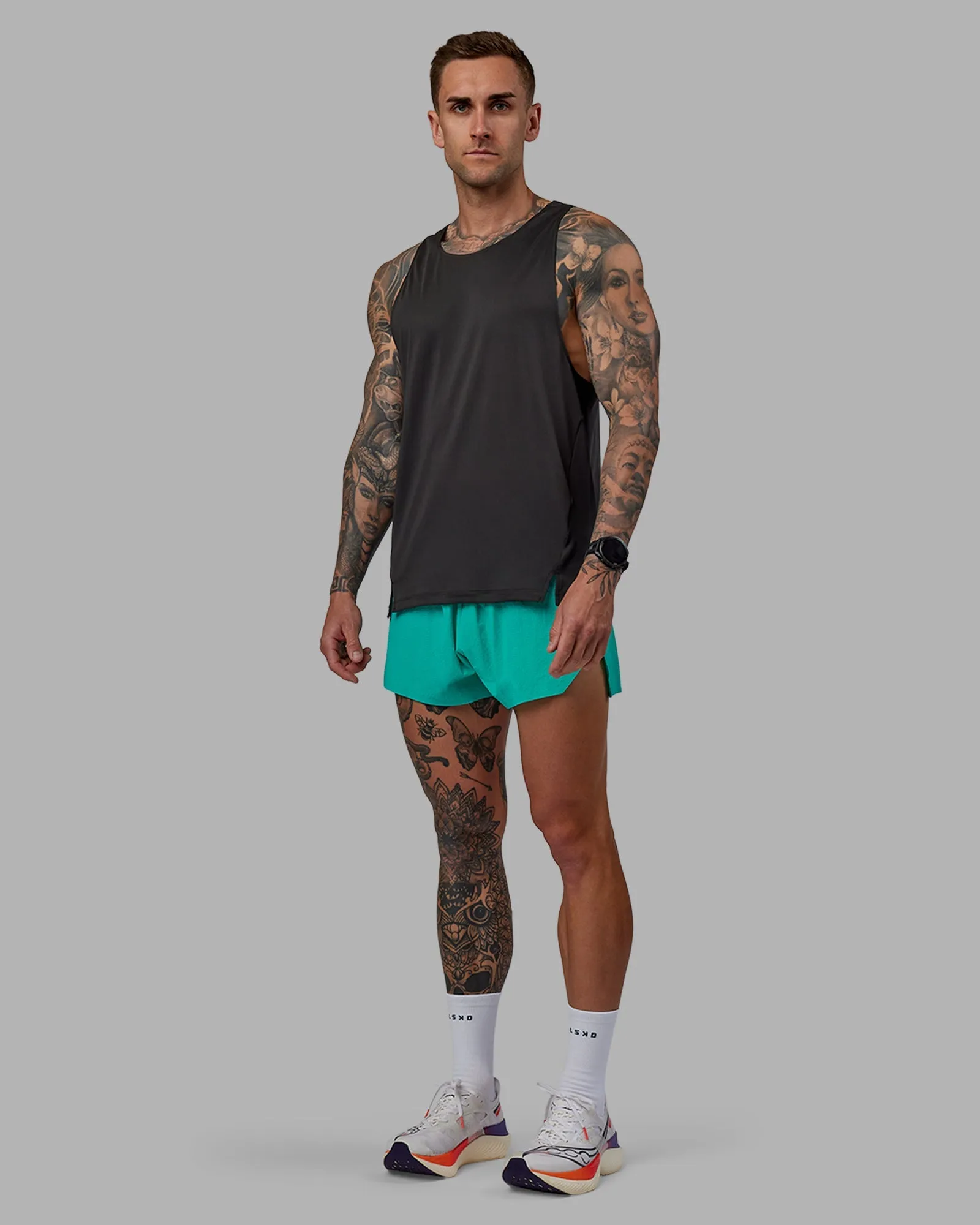 Mens Atlantis Race Day 3” Lined Running Shorts - Lightweight & Breathable Performance Gear