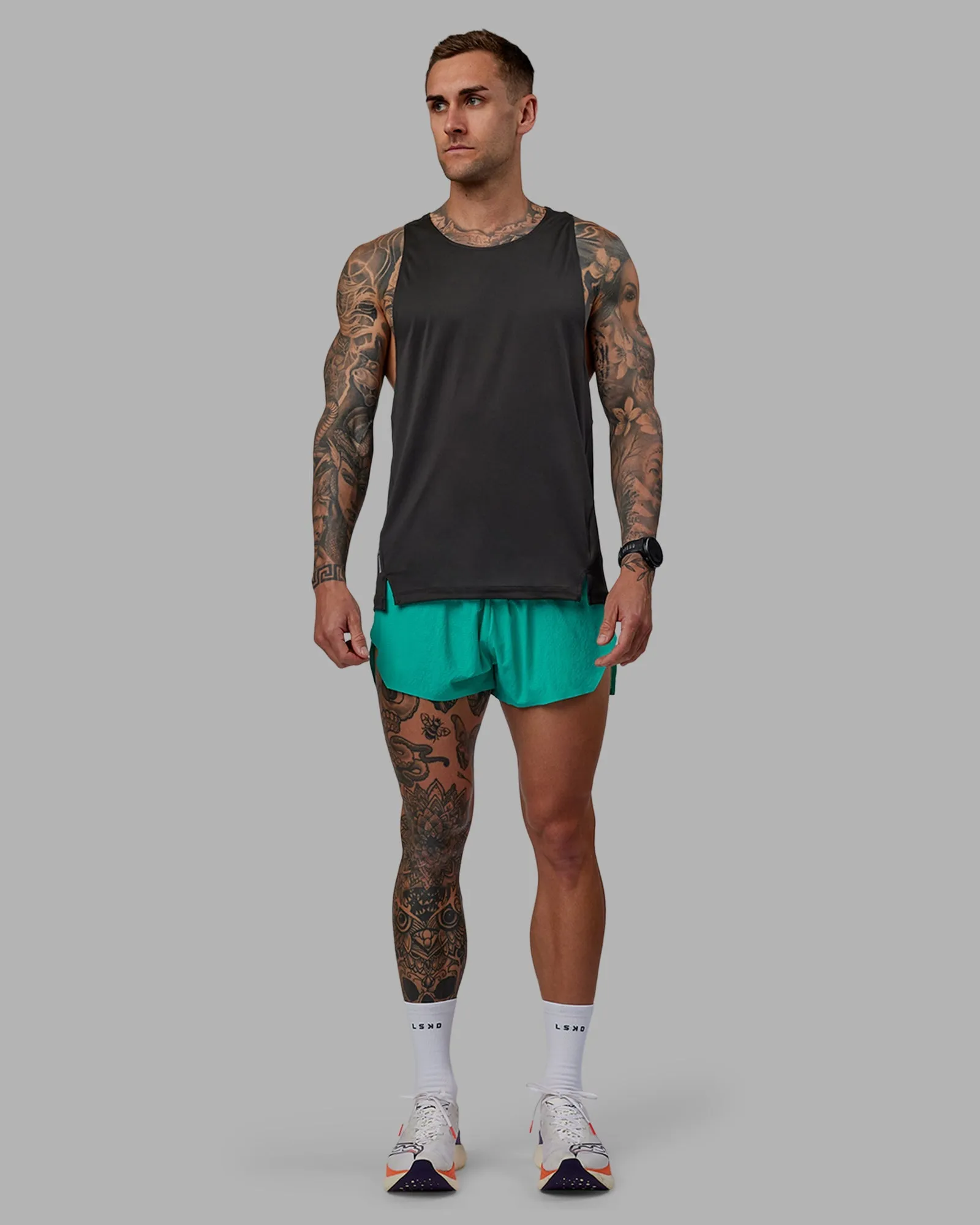 Mens Atlantis Race Day 3” Lined Running Shorts - Lightweight & Breathable Performance Gear