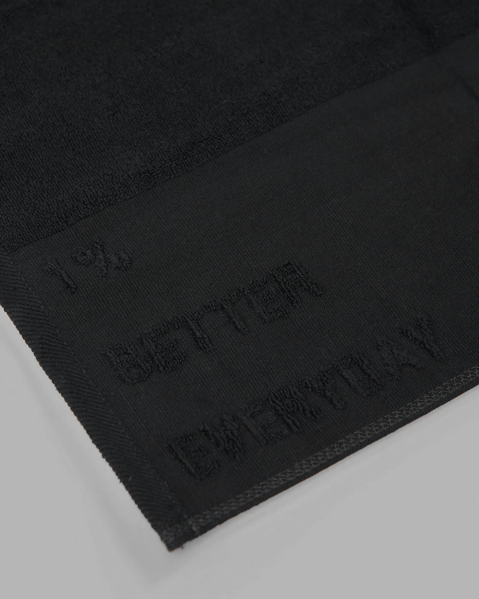 Rep Cotton Towel - Black