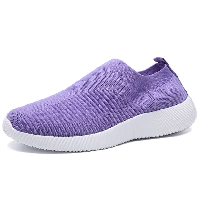 RIMOCY Breathable Mesh Platform Soft Ladies Sneakers