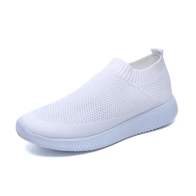 RIMOCY Breathable Mesh Platform Soft Ladies Sneakers