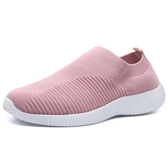 RIMOCY Breathable Mesh Platform Soft Ladies Sneakers