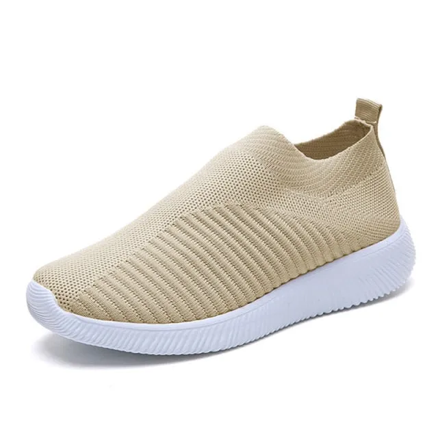 RIMOCY Breathable Mesh Platform Soft Ladies Sneakers