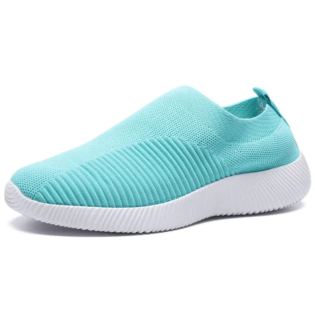 RIMOCY Breathable Mesh Platform Soft Ladies Sneakers