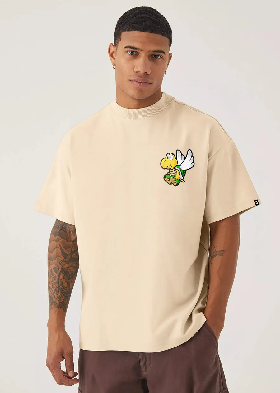 Smashed Men Oversized Printed T-Shirt