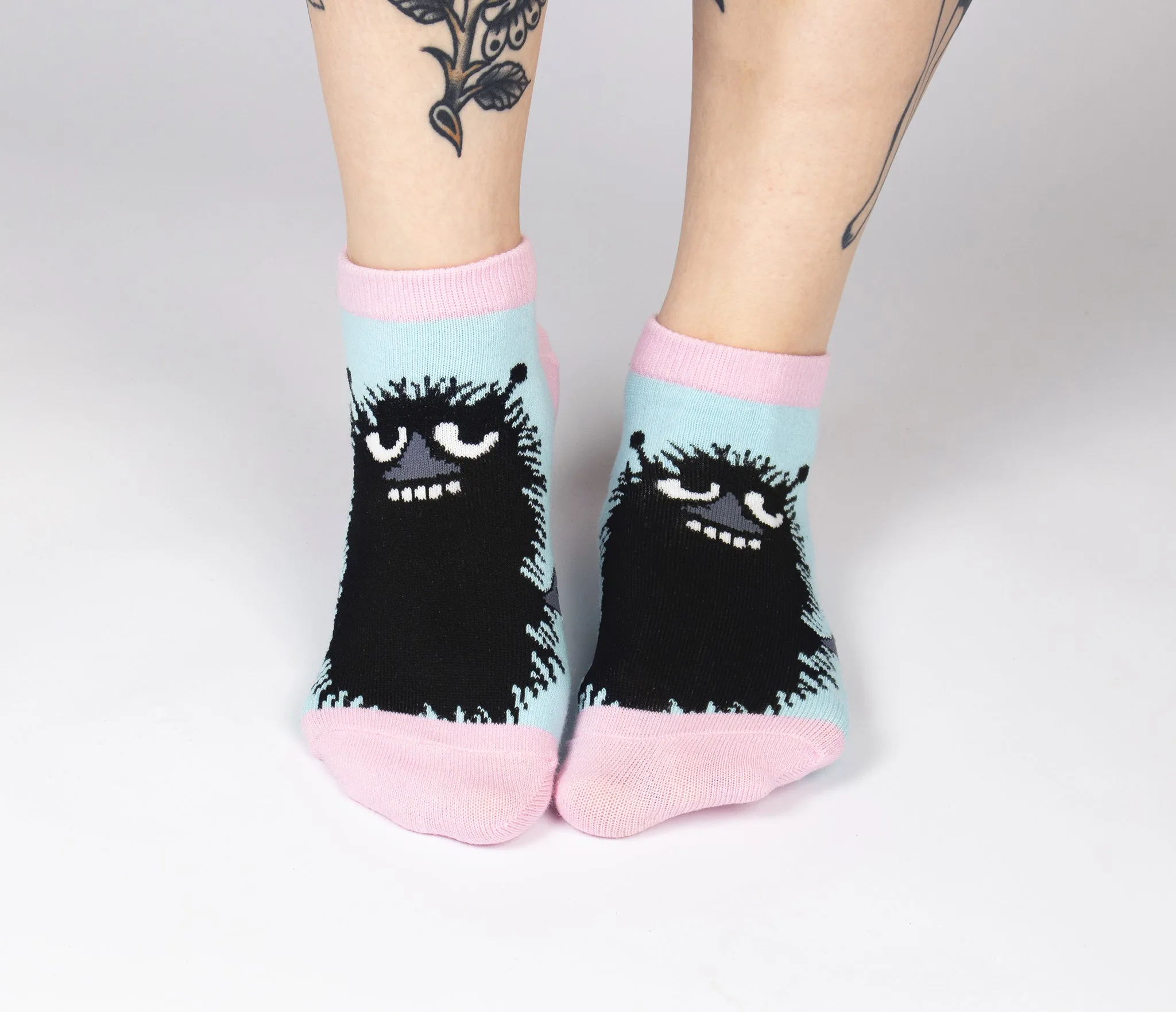 Stinky's Getaway Ladies Ankle Socks - Blue