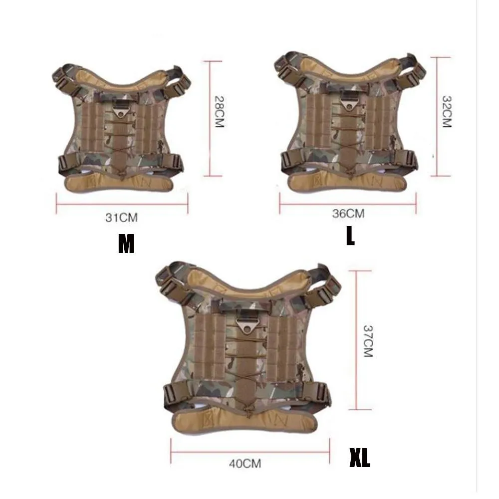 Tactical Adjustable Breathable Service Dog Vest