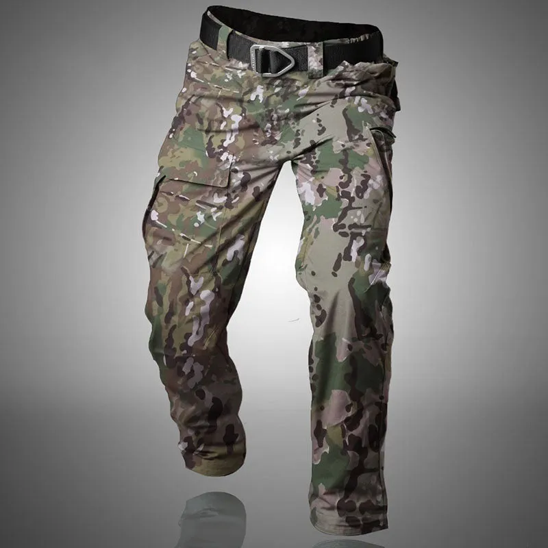 Waterproof Military Pockets Men Pants