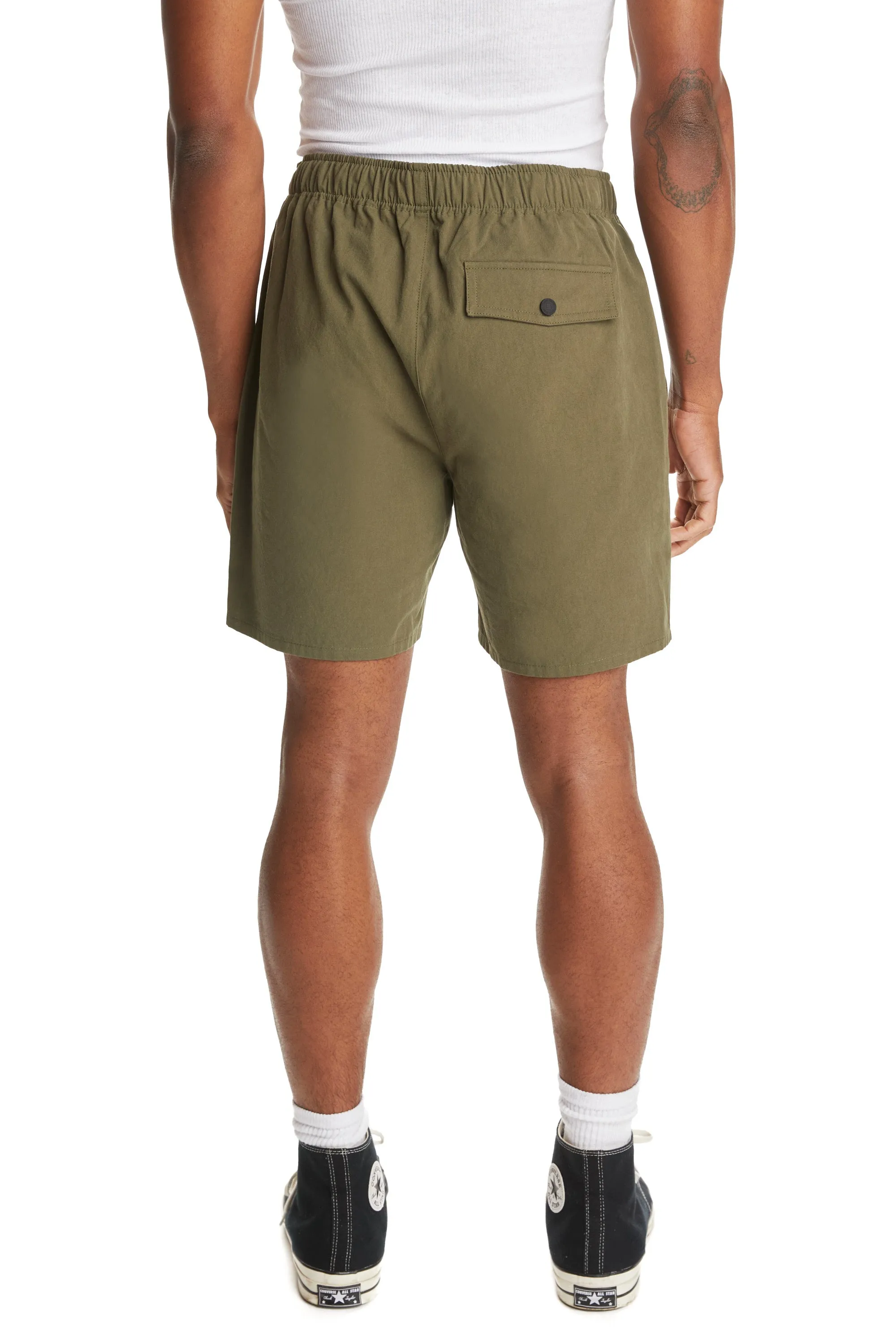 Webbing Belt Cotton Shorts