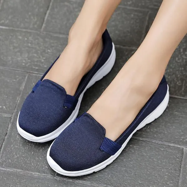 Women's Casual Shallow Mouth Breathable Low-top Sneakers 34207779S