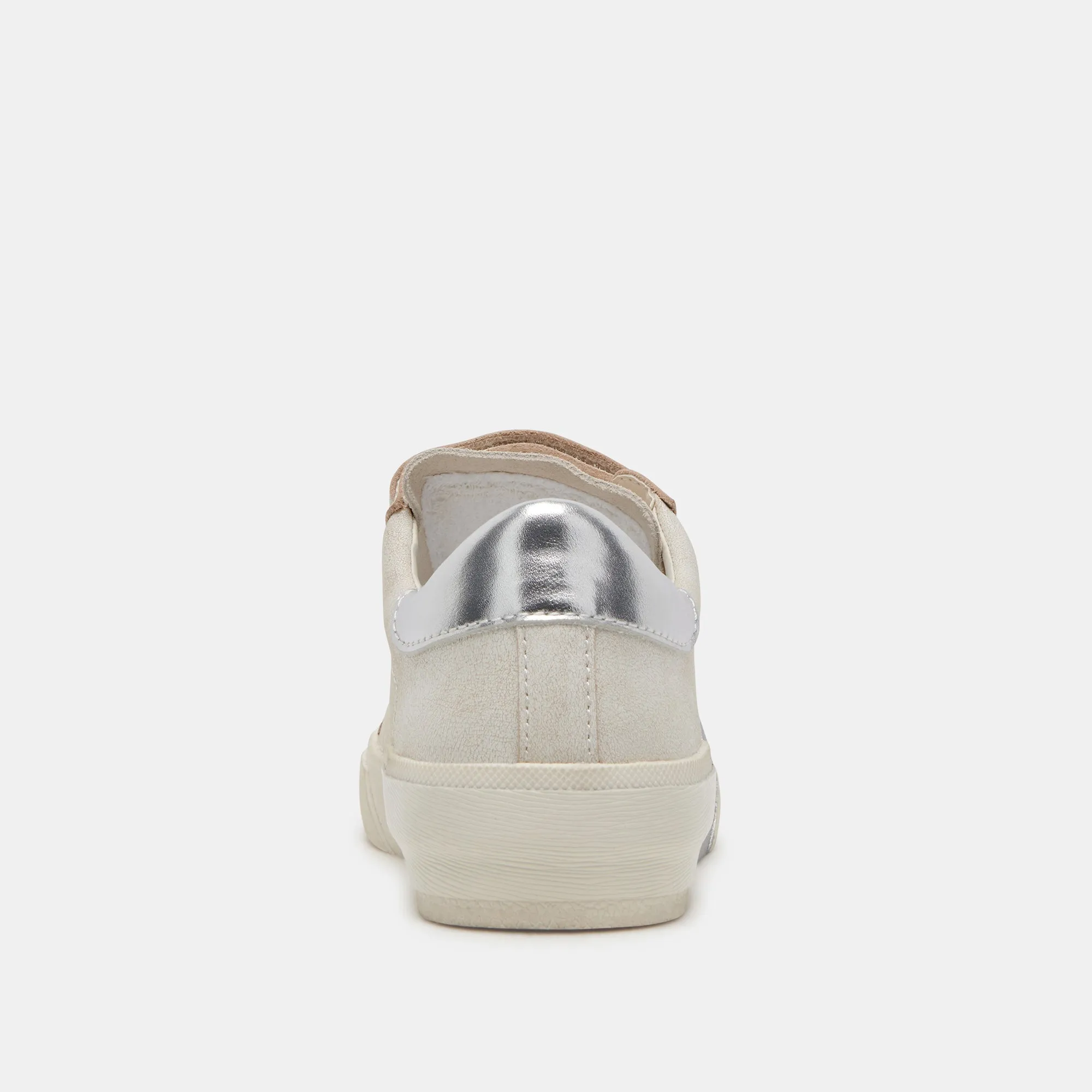 ZABOR SNEAKERS OFF WHITE DISTRESSED LEATHER - re:vita